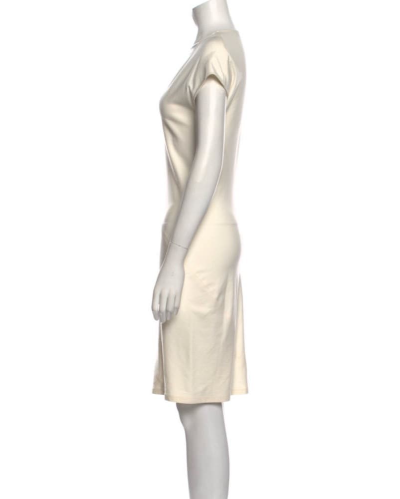 The Row Cream Midi Dress - Image 3