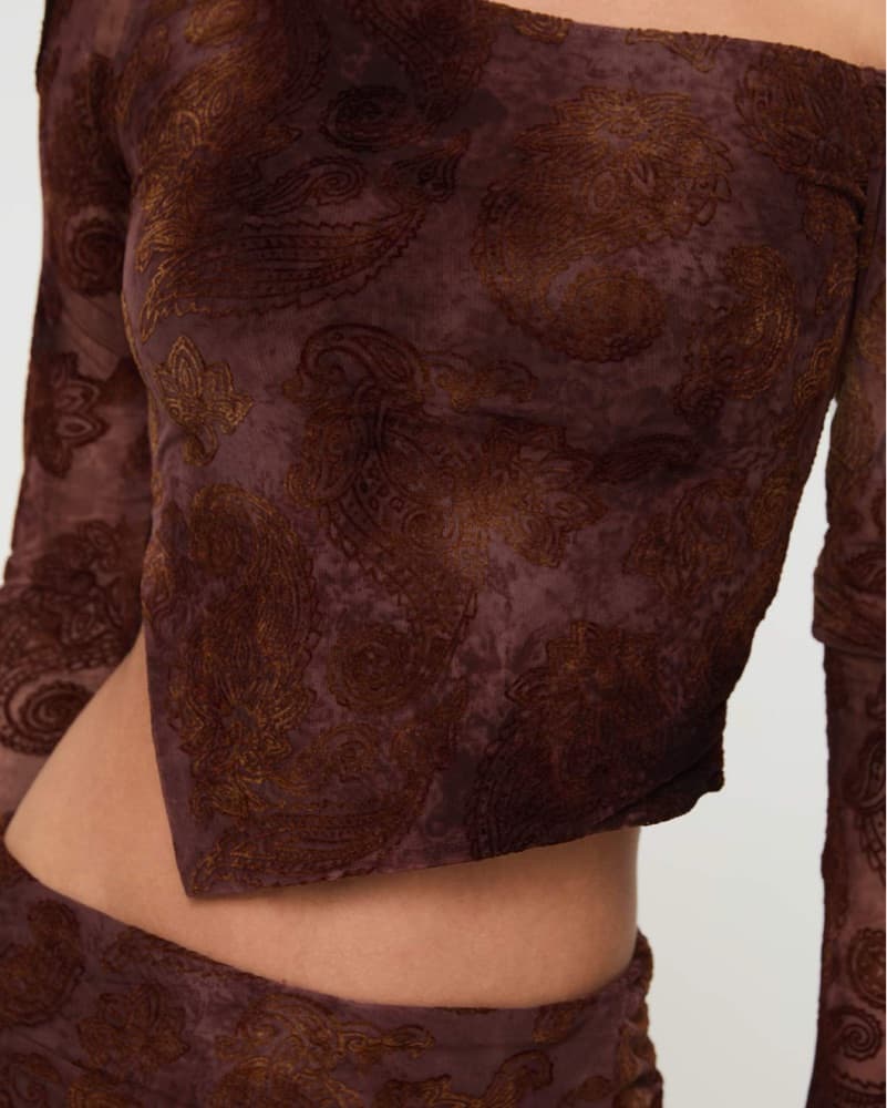 Brown And Floral Mesh Set - Image 3