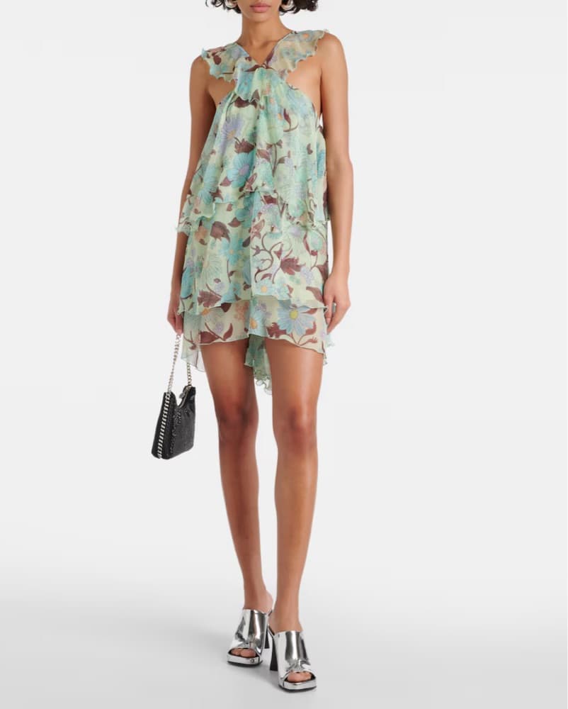Stella McCartney Floral Ruffle Dress - Image 1