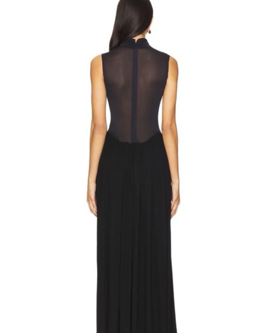 Elegant Black Maxi Dress - Image 3