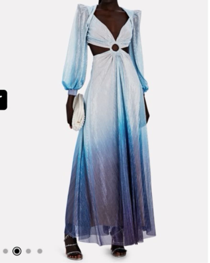 PatBo Cutout ombré Lurex maxi dress - Image 2