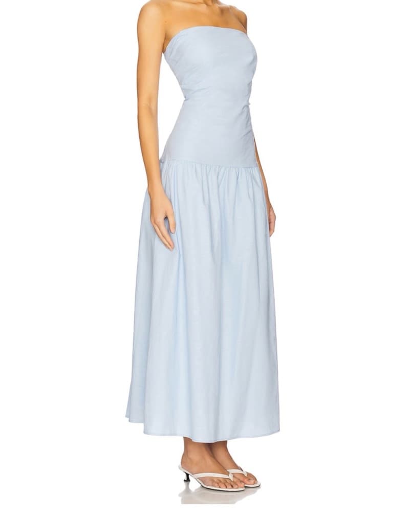 SNDYS Light Blue Maxi Dress - Image 2