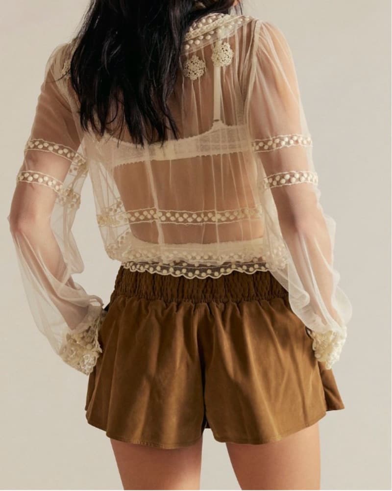 FREE PEOPLE Suede Set- Caramel Cafe - Image 5