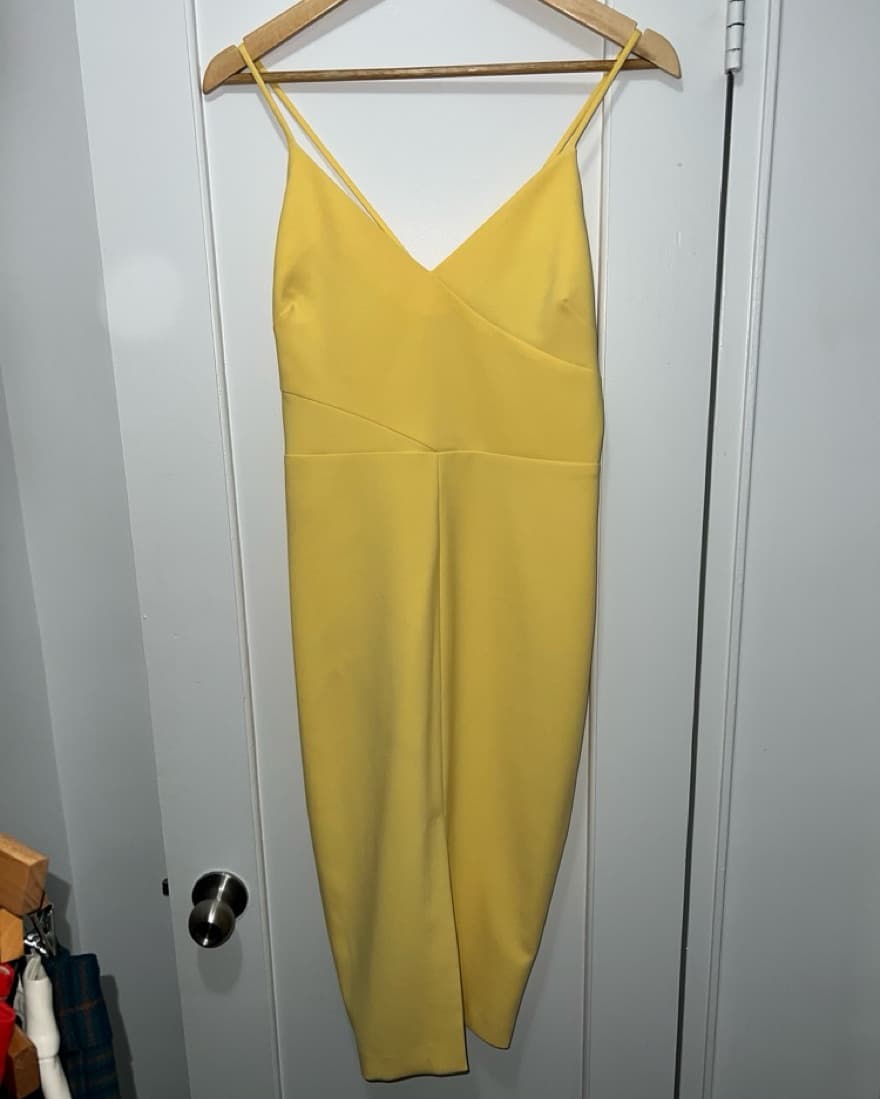 Radiant Yellow Midi Dress - Image 2