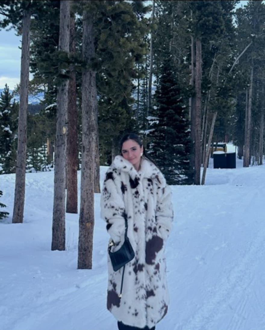 Spotted Fur Coat - Image 1