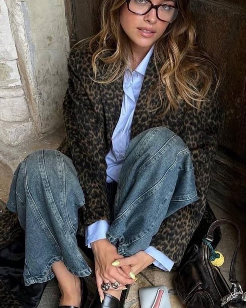 Vinage Banana Republic Cheetah Coat - Image 1