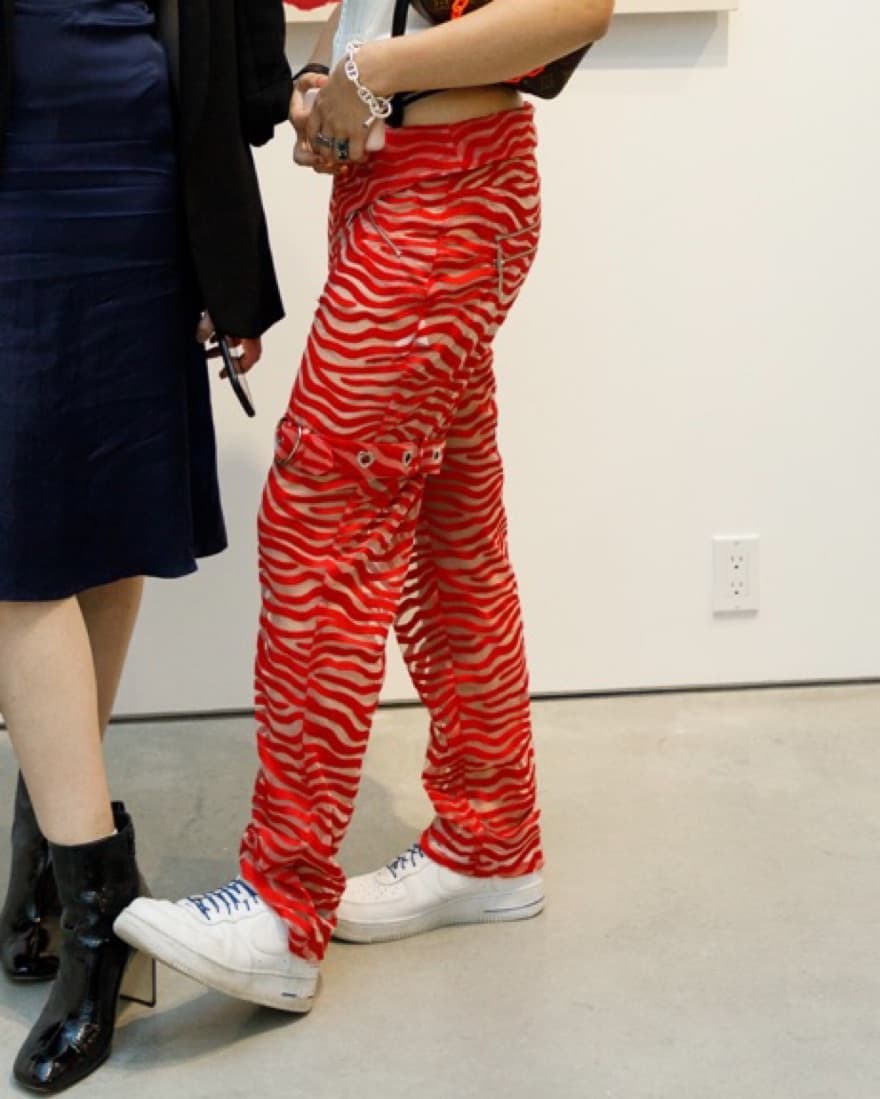 Adam Selman Fall 2018 Zebra Pants - Image 5