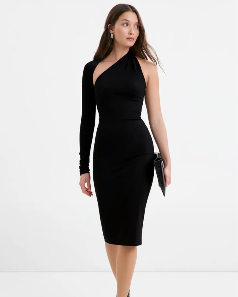 Mesh Sleeve Midi Marcella Nyc Dress - Image 2