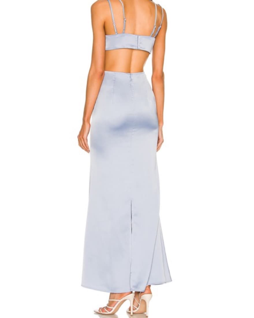 Dusty Blue Camila Coelho Gown - Image 3