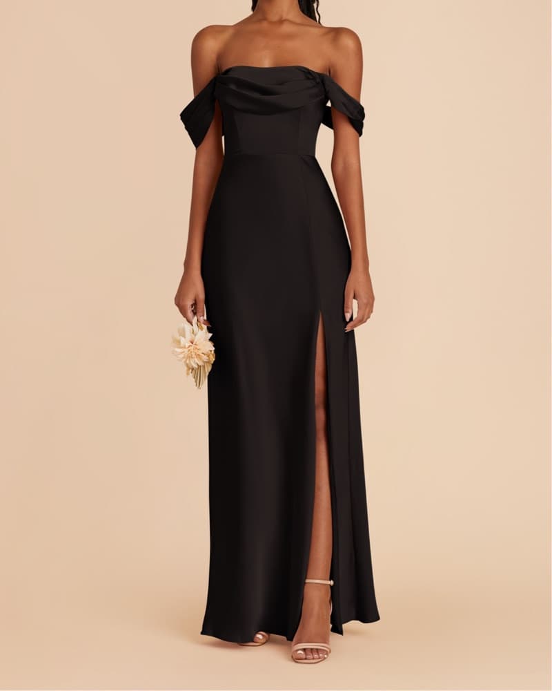 Black Strapless Gown (no straps!)  - Image 1