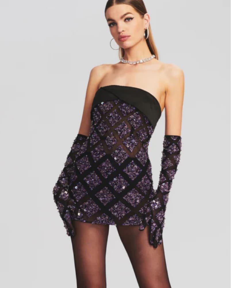 Retrofete Camden Sequin Mini Dress - Image 1