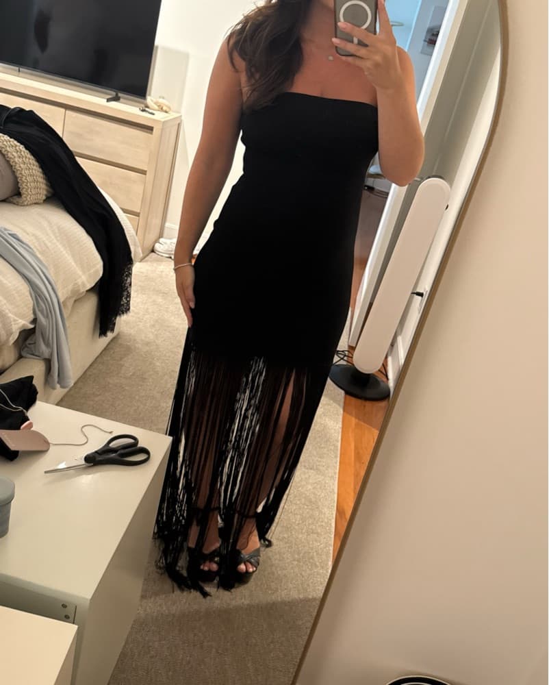 MESHKI FRINGE DRESS - Image 2