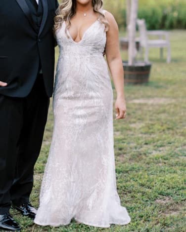 Wedding dress/Reception dress - Image 1
