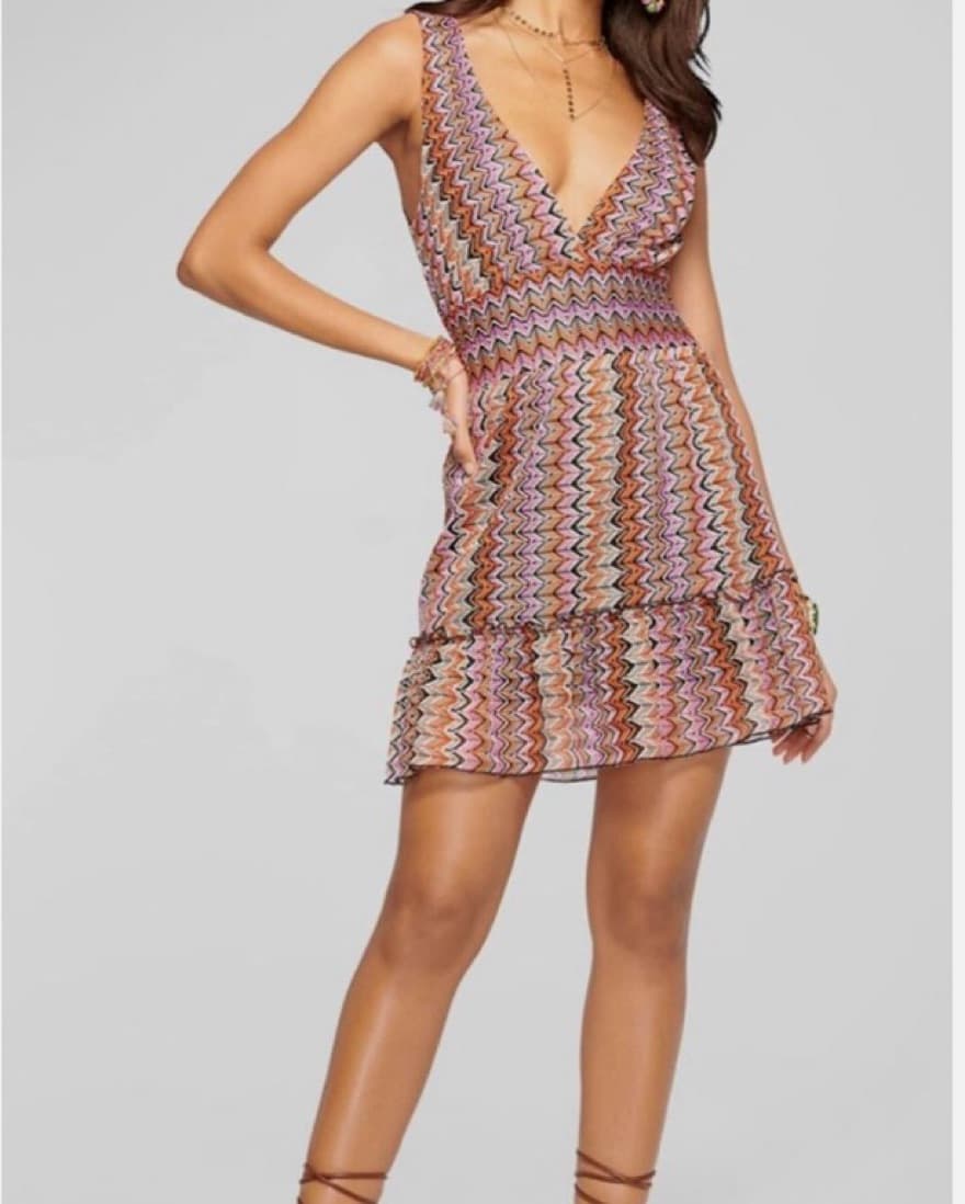 Ramy Brook Short Multicolored Dress - Image 1