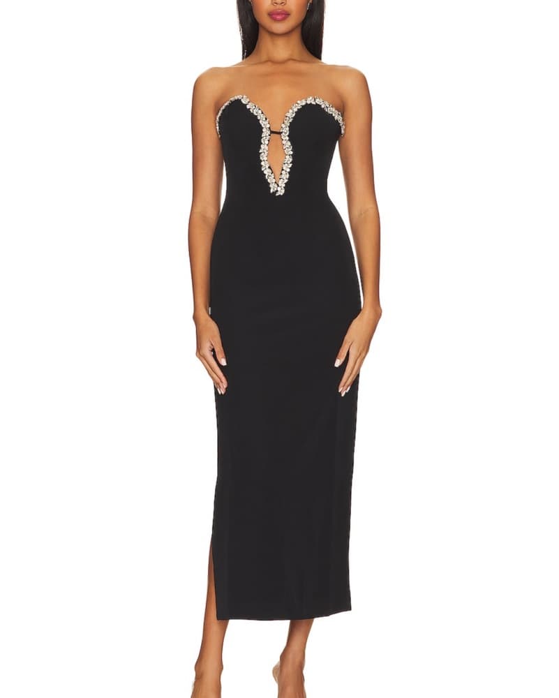 Eleni Diamante Midi Dress  - Image 2