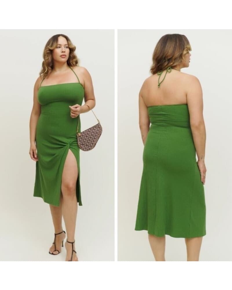 Reformation Hilo Knit Midi Dress - Image 1