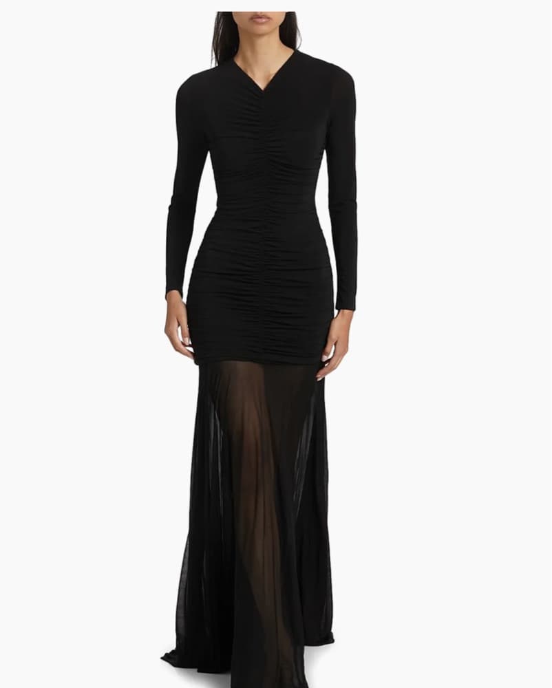 ALC Fawn Ruched Maxi Dress - Image 1