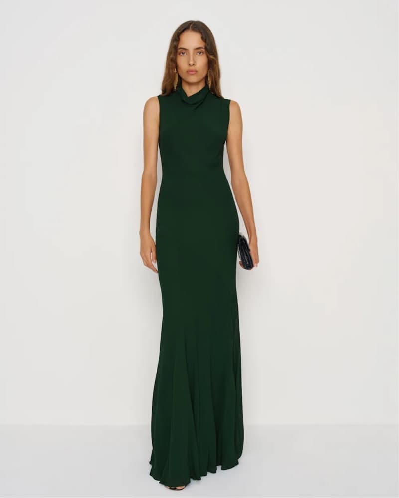 Reformation Alizee Cowl Neck Dress  - Image 1