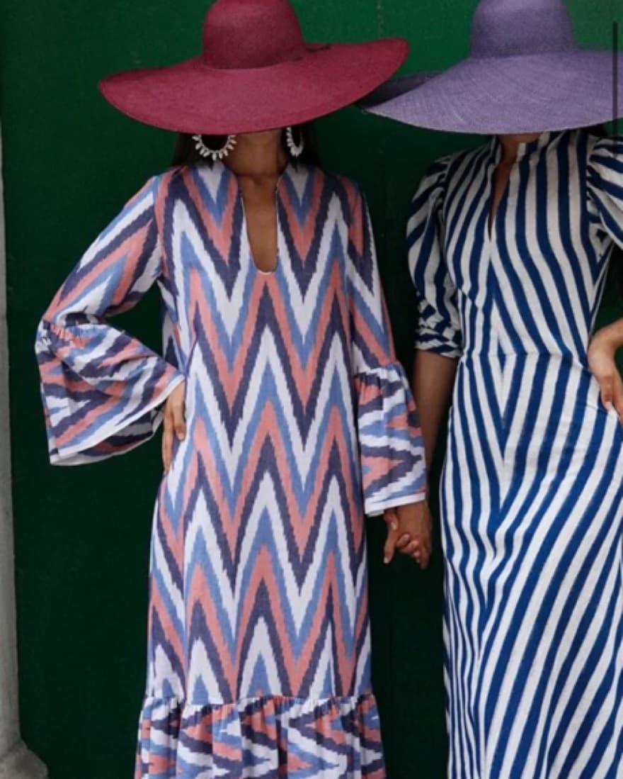 De Castro Long Viento Jaipur Dress - Image 4