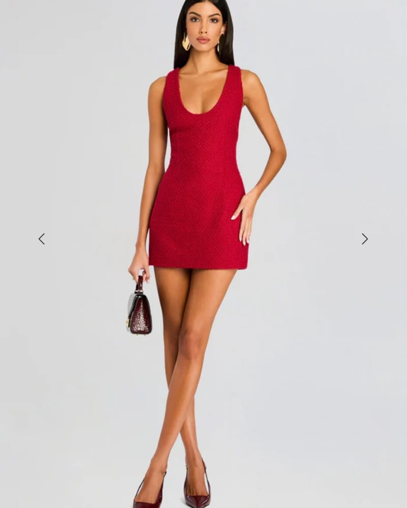 Seroya- HARLOWE BOUCLE MINI Dress - Image 1