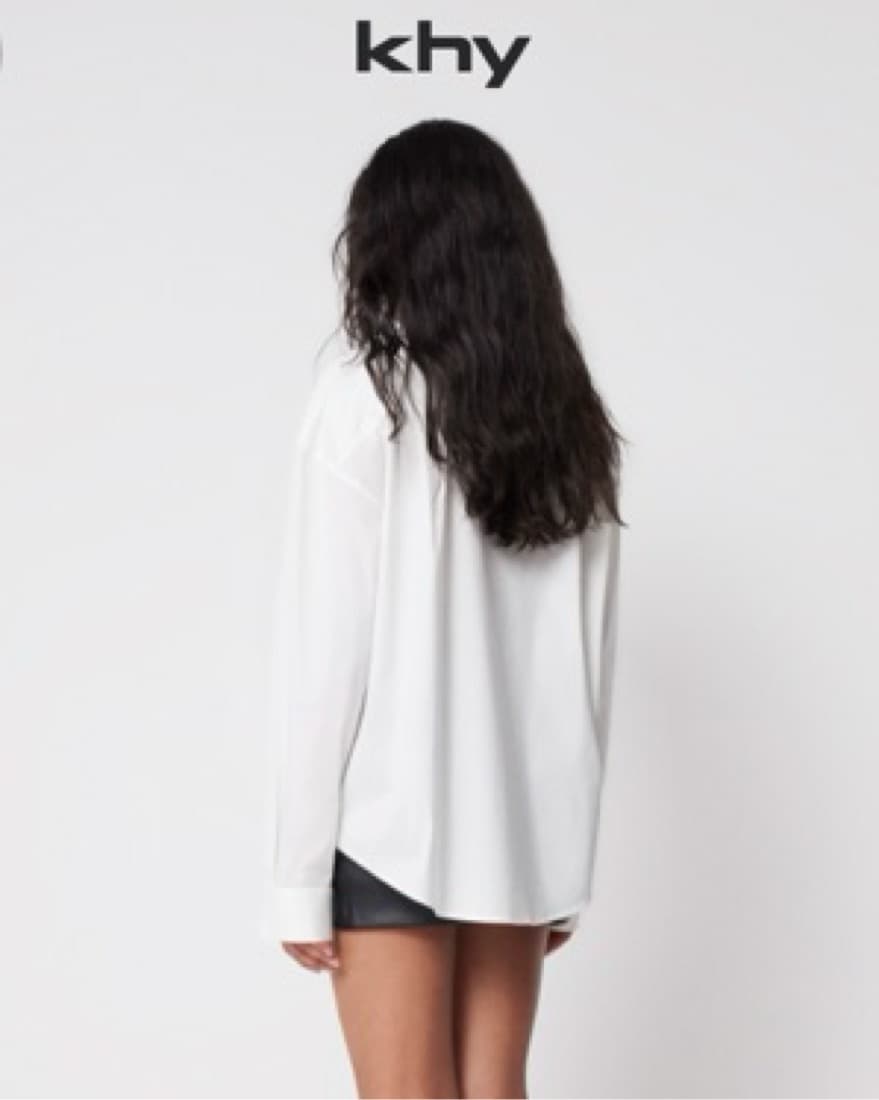KHY Oversized White Blouse  - Image 4