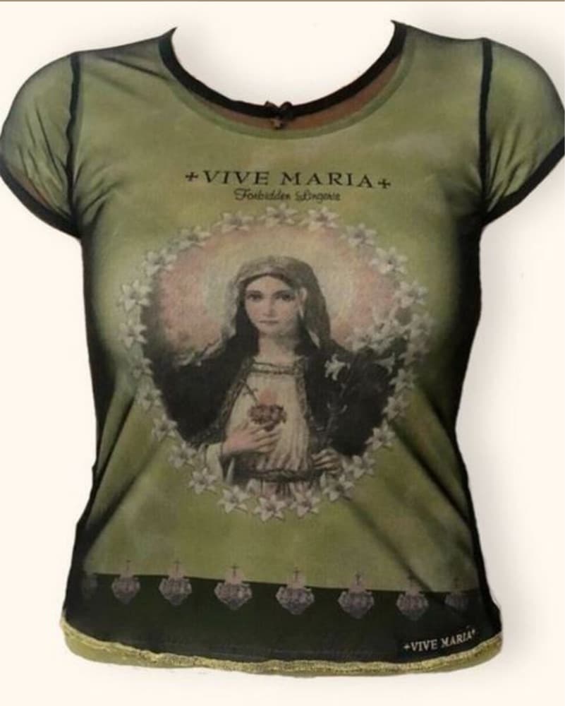 Vive Maria Holy Mary Green Mesh Set - Image 3