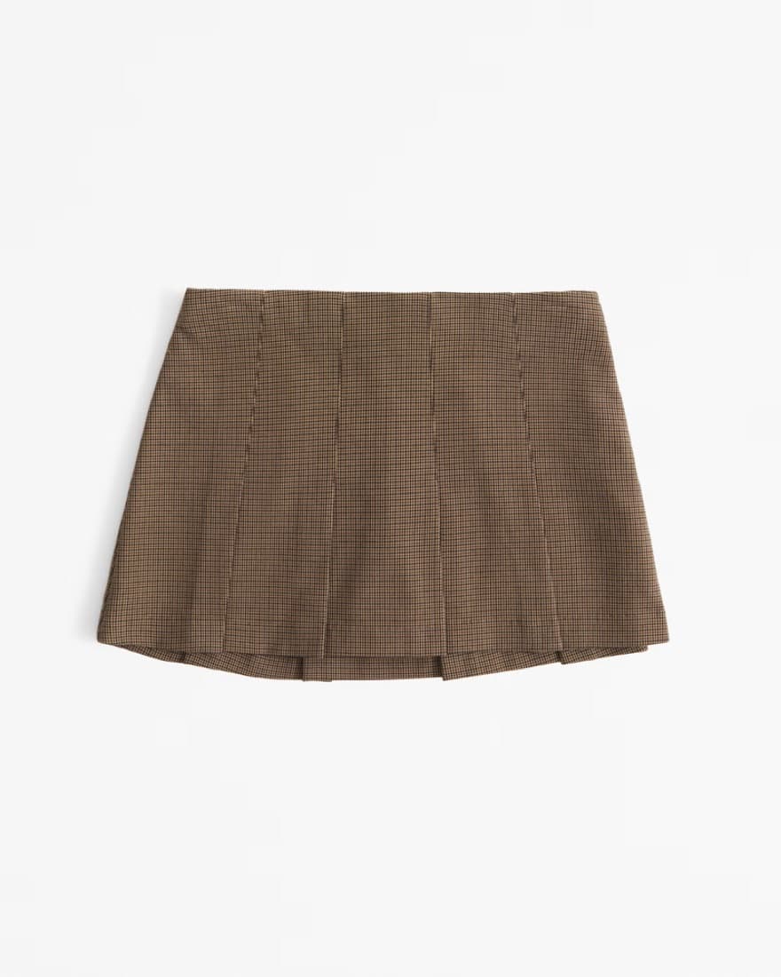 Abercrombie Plaid Pleated Mini Skirt - Image 1