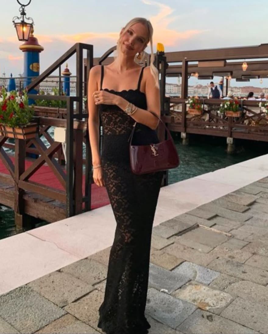 Arcina Ori Black Lace Margot Dress - Image 2