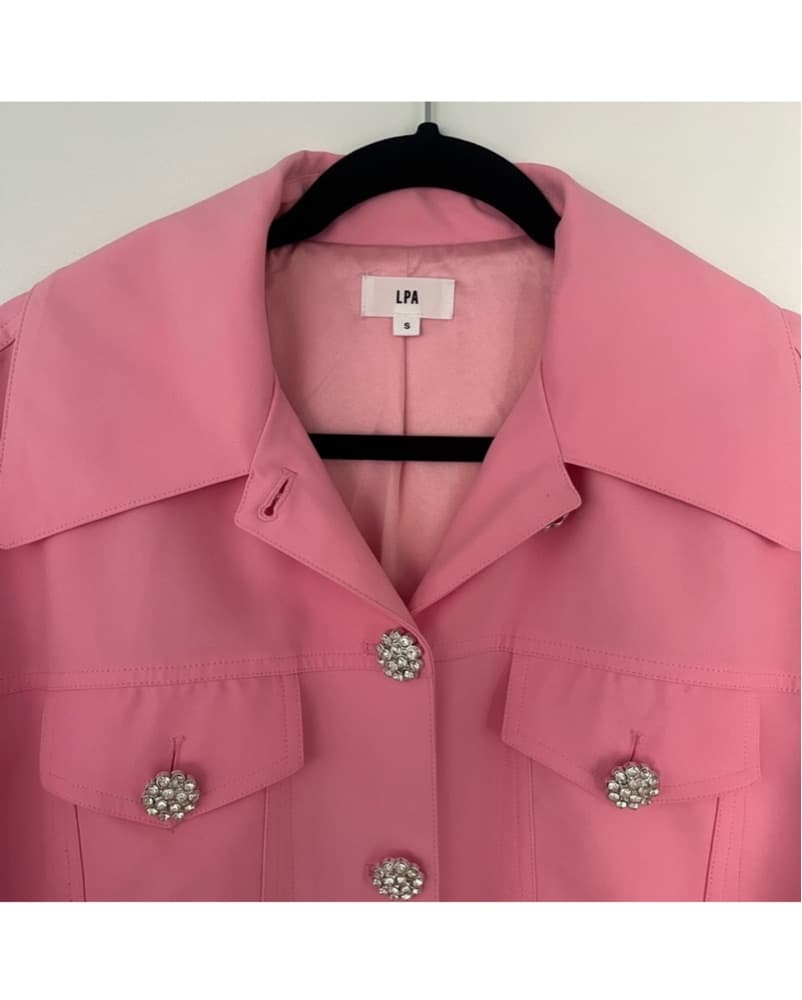 LPA Pink Jacket With Crystals  - Image 3