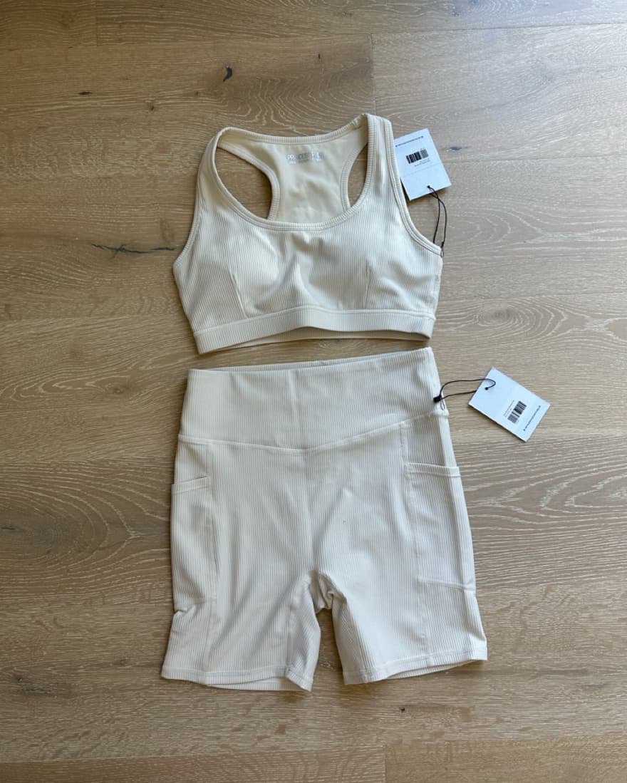 Neverworn Latte Activewear Set - Image 5