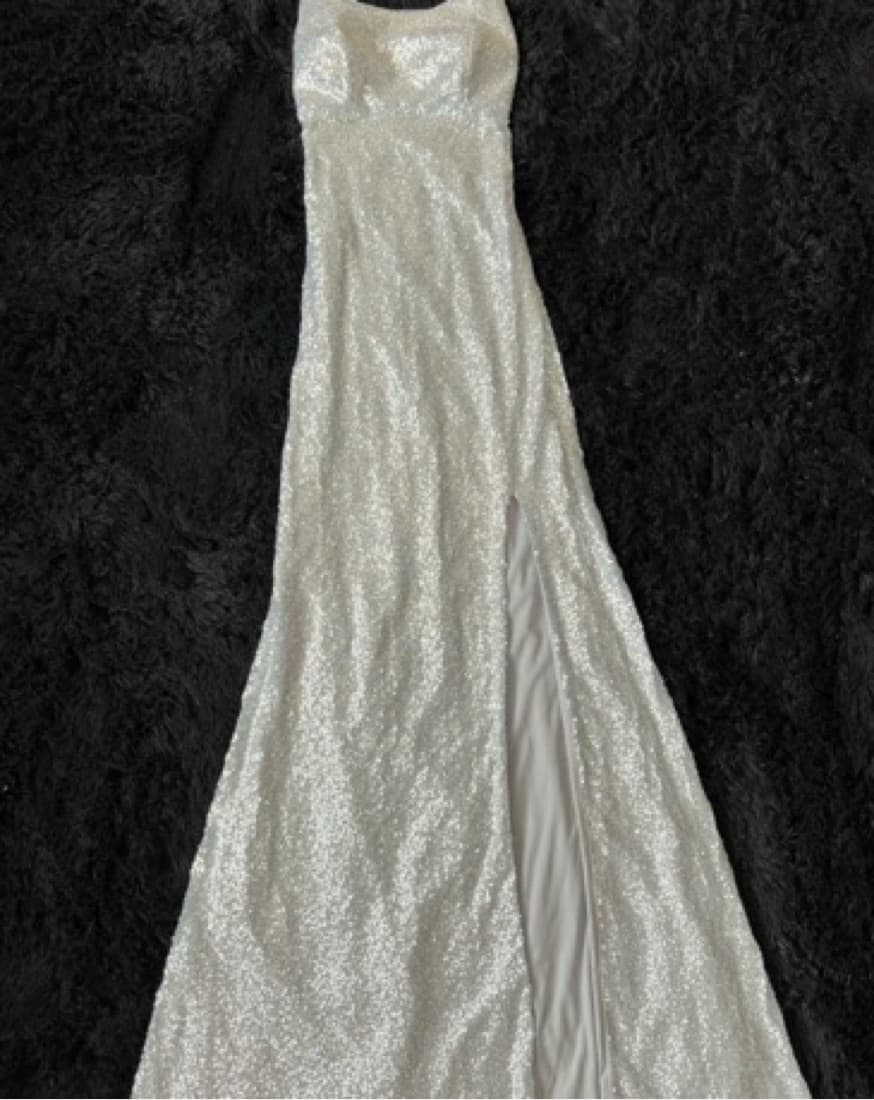 BETSY & ADAM Long sequin Dress - Image 3