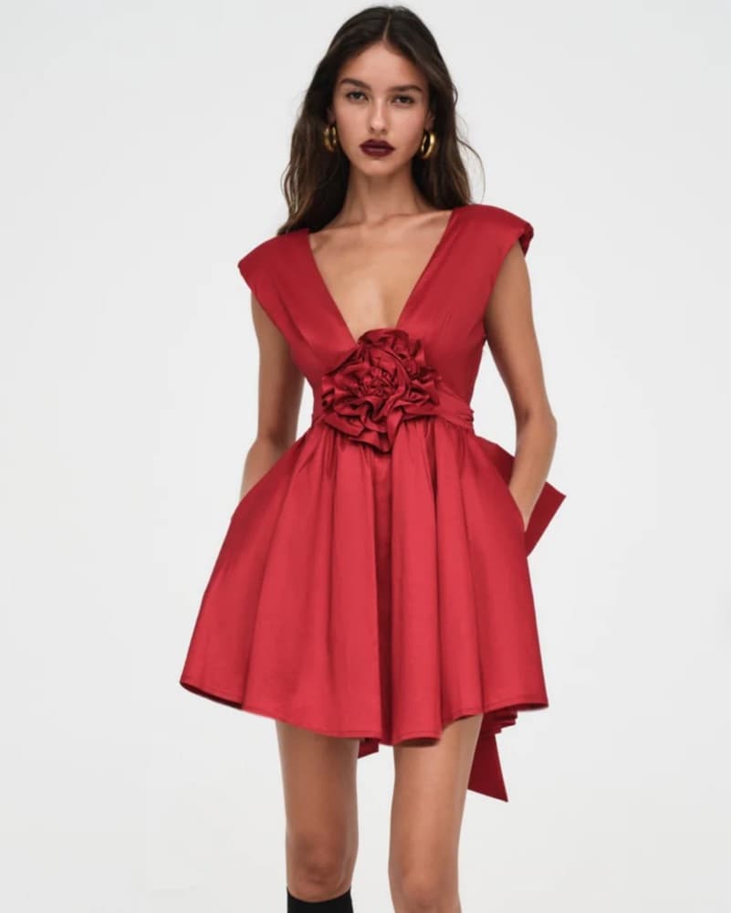 For Love And Lemon Rose Mini Dress - Image 1