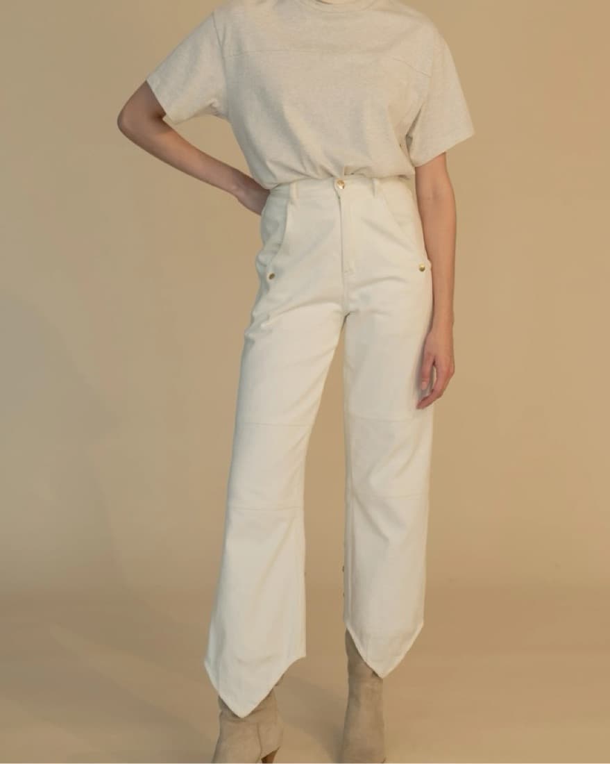 Roari Quinn Jean In Bone - Image 1