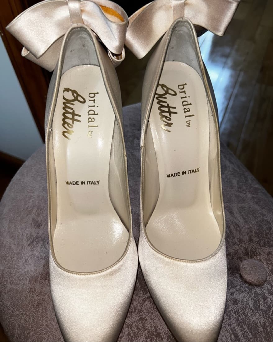 Rare Something Bleu Bridal Heels - Image 3