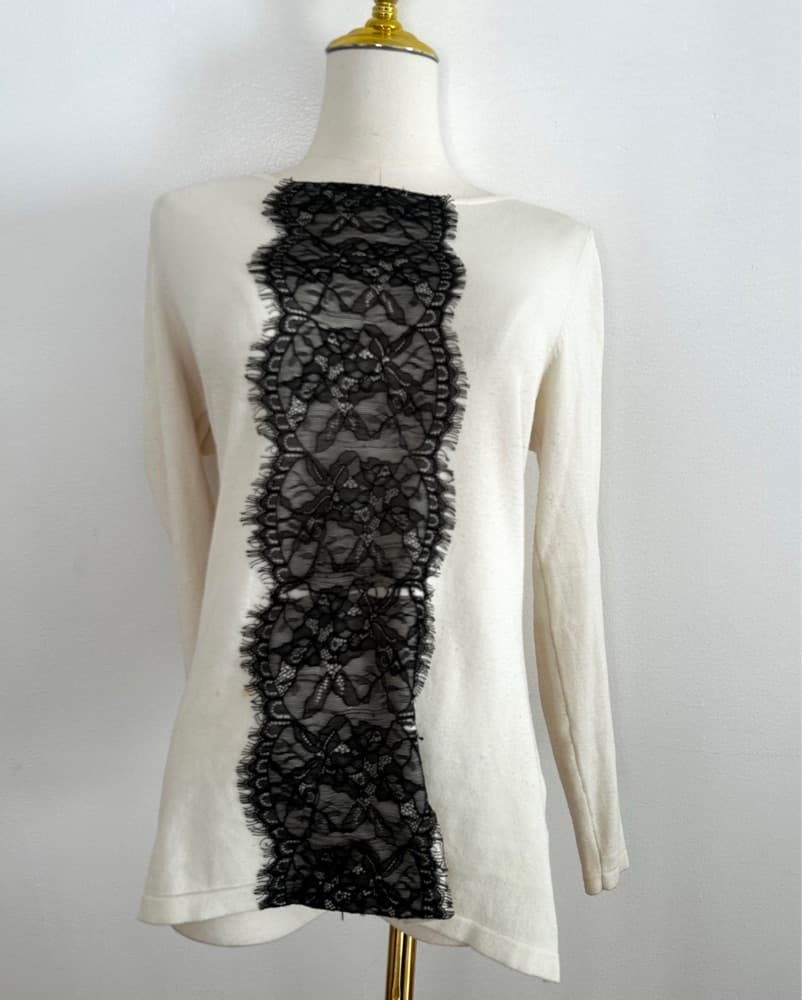 LACE SWEATER  - Image 1