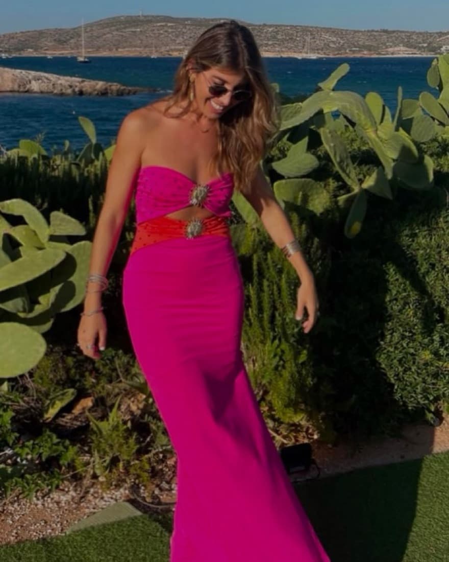 WearHause Cardiff Pink Dress - Image 1