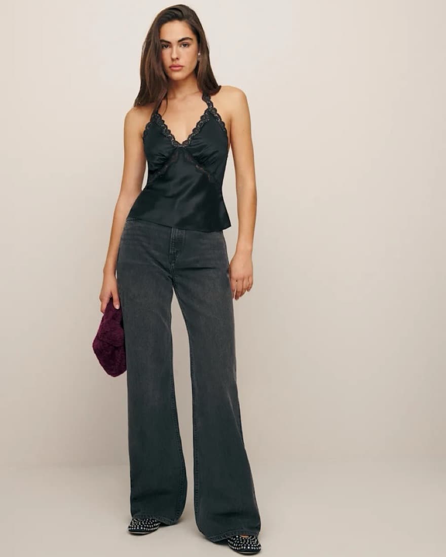 Reformation Monica Silk Top - Image 1