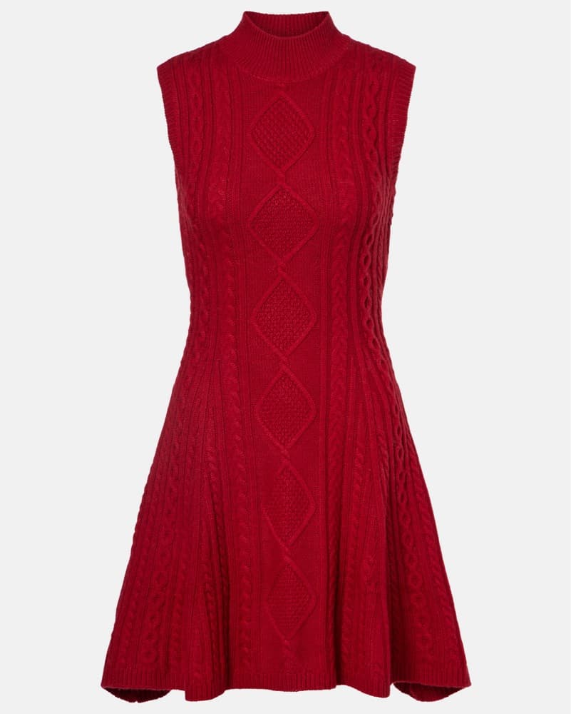 Red Sweater Dress  - Image 3