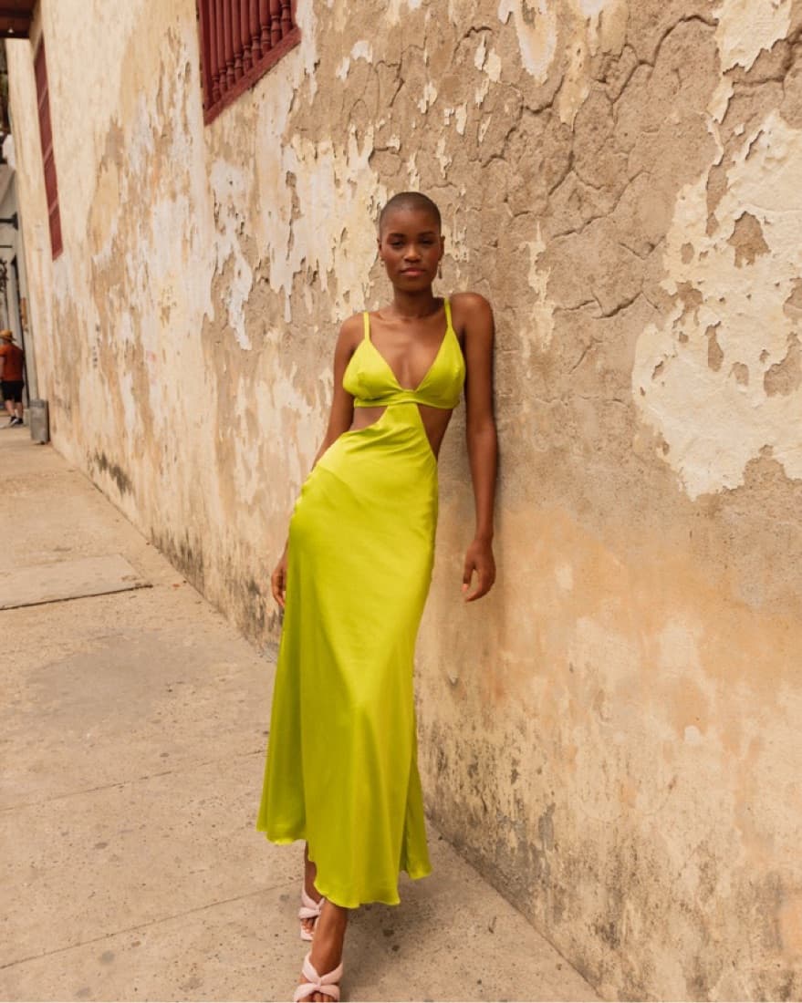 Green Maxi Dress - Image 1