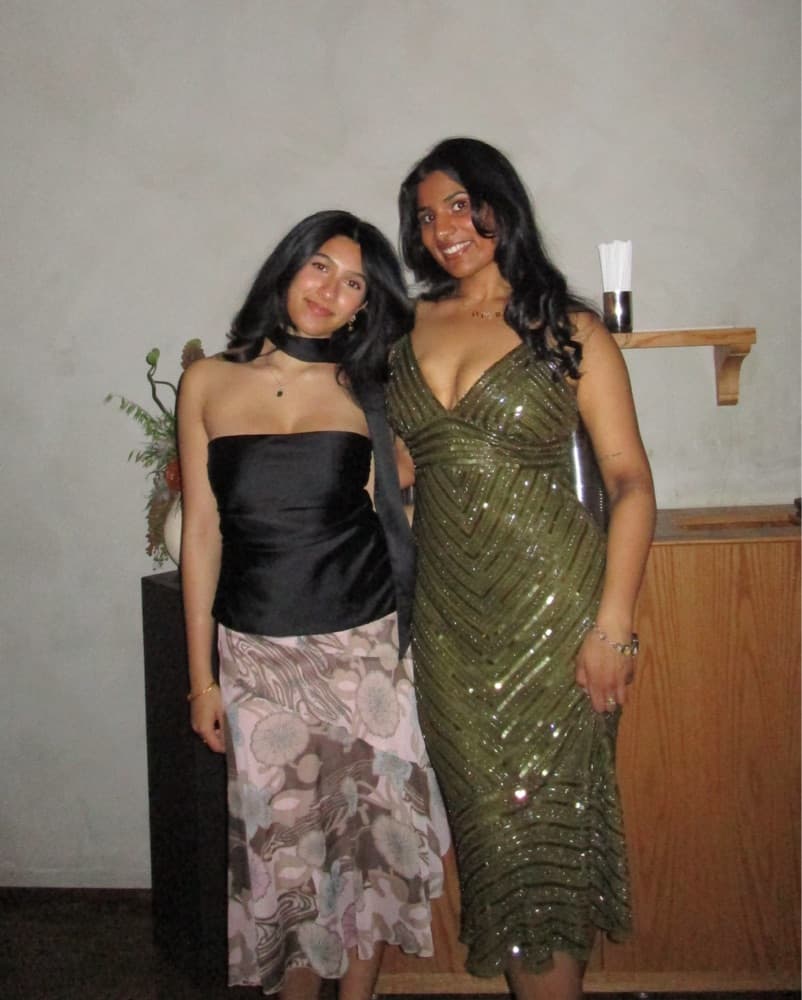 Green Beaded Dress - Image 2
