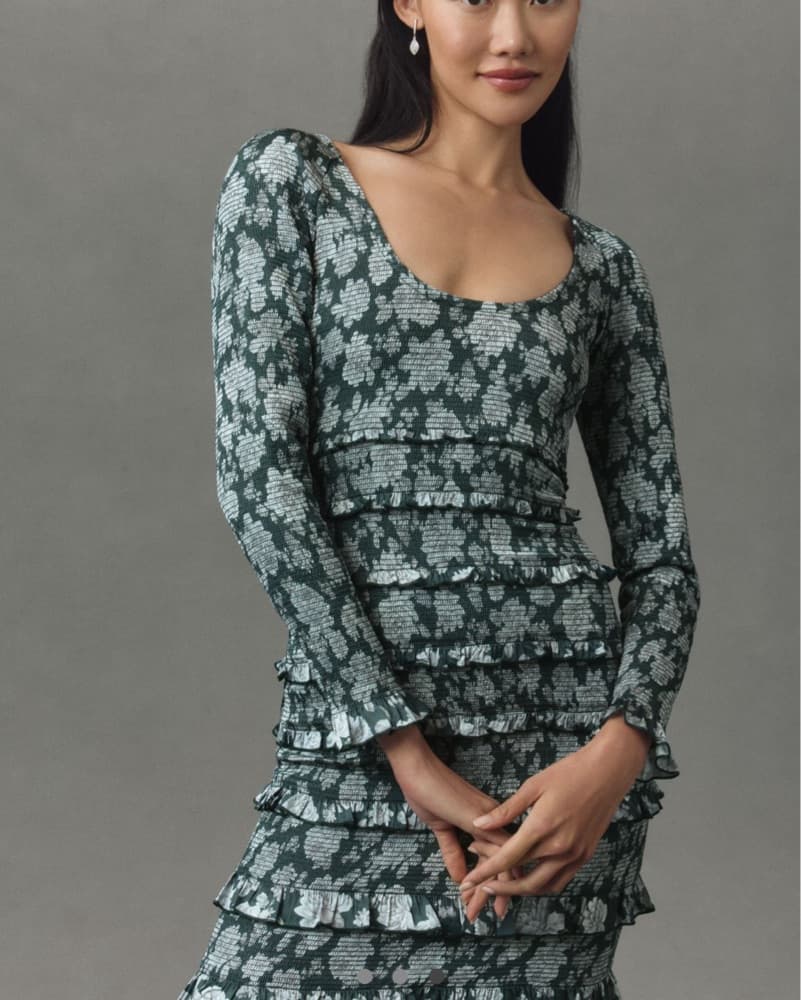 V. Chapman Lanie Long Sleeve Maxi Dress - Image 3