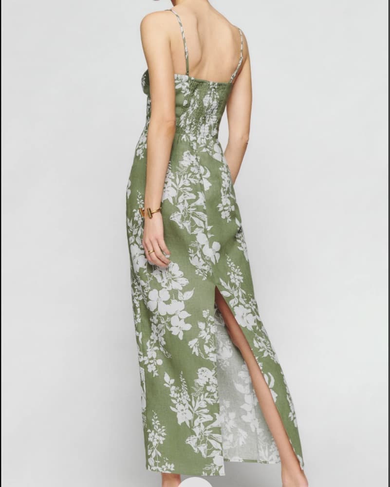 Reformation Frankie Linen Dress - Image 2
