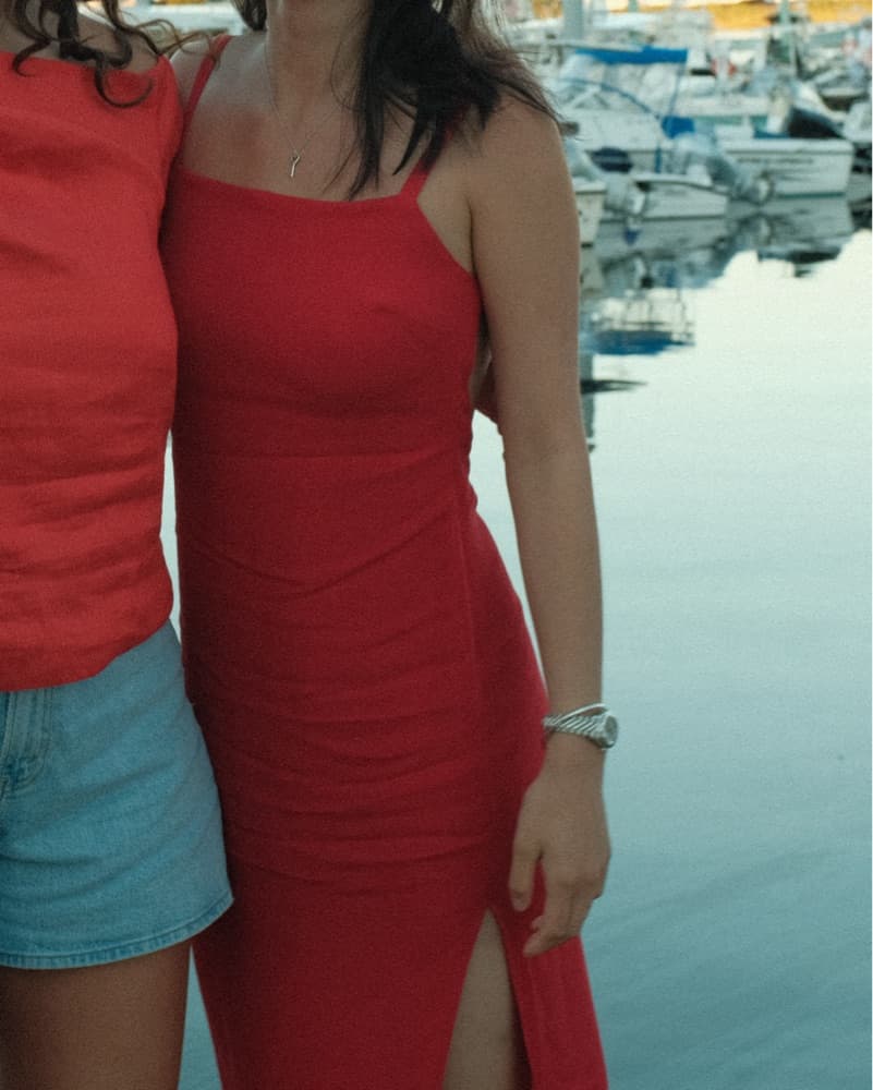Reformation Backless Slip Dress - Image 4