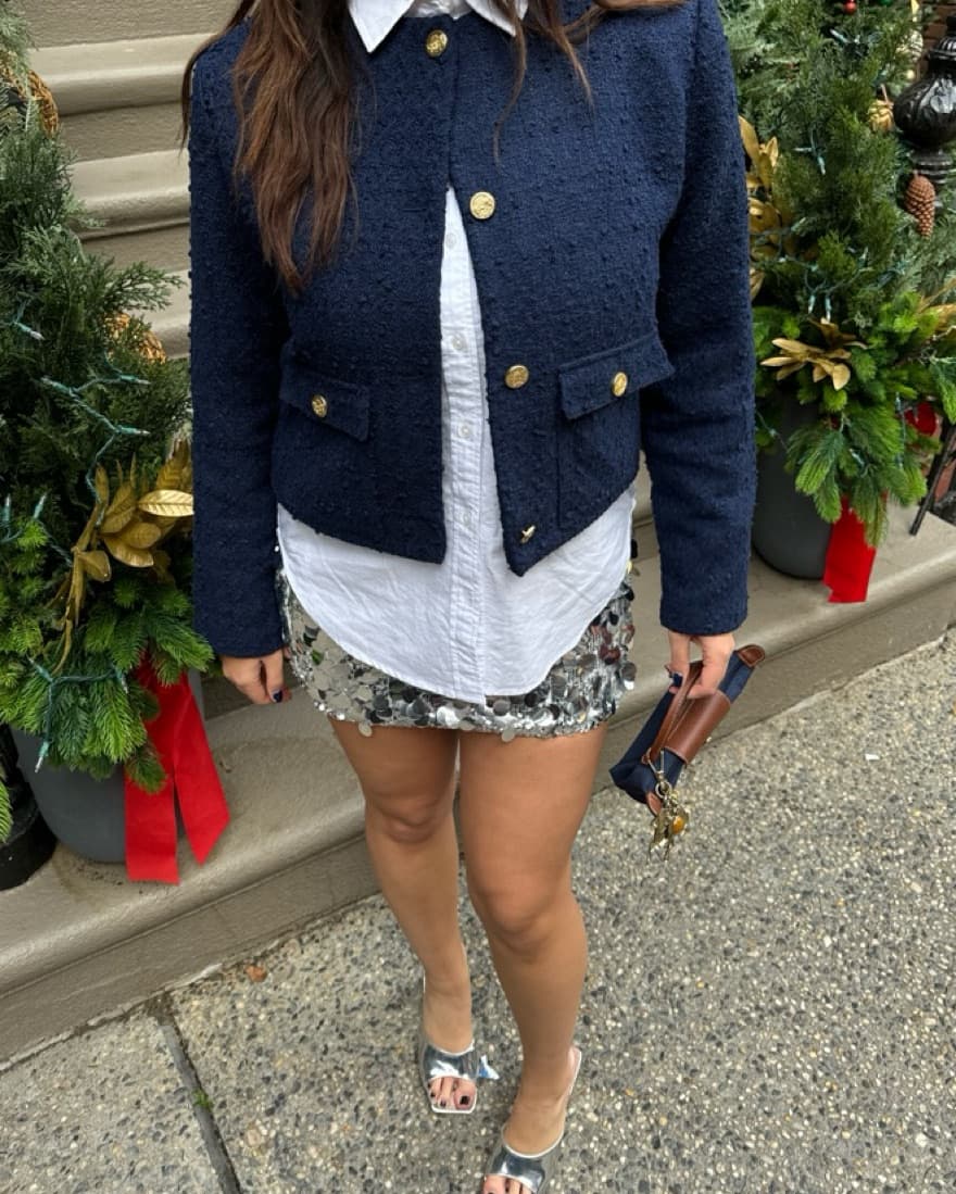 Sequin mini skirt - Image 2