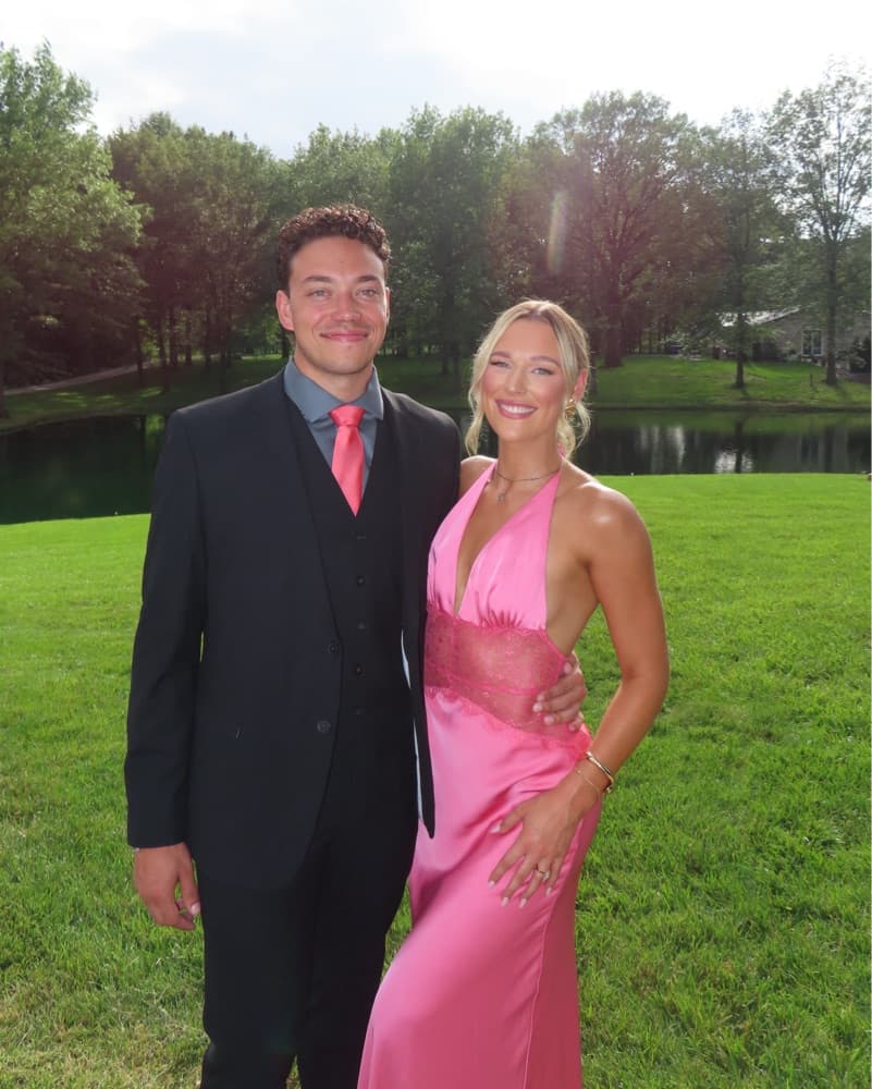 Meshki Pink Formal Dress - Image 1