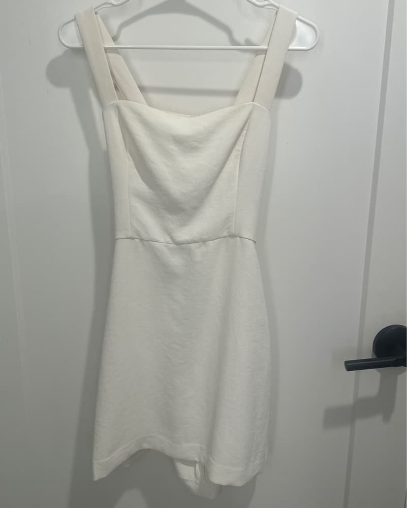 Aritzia Wilfred Tie Back Mini Dress  - Image 3