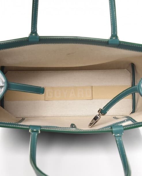 Green Goyard Bellechase Tote - Image 5