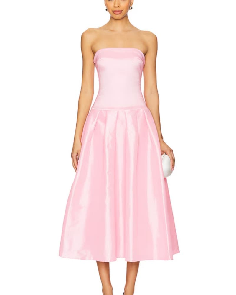 casual lane bryant dresses Dress Midi By In Pink, Size: 2x Ruched Size:4/6 🖤 Zara try-on 🌸