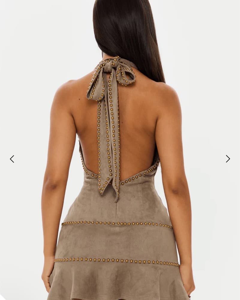 Murci Suede Dress - Image 6