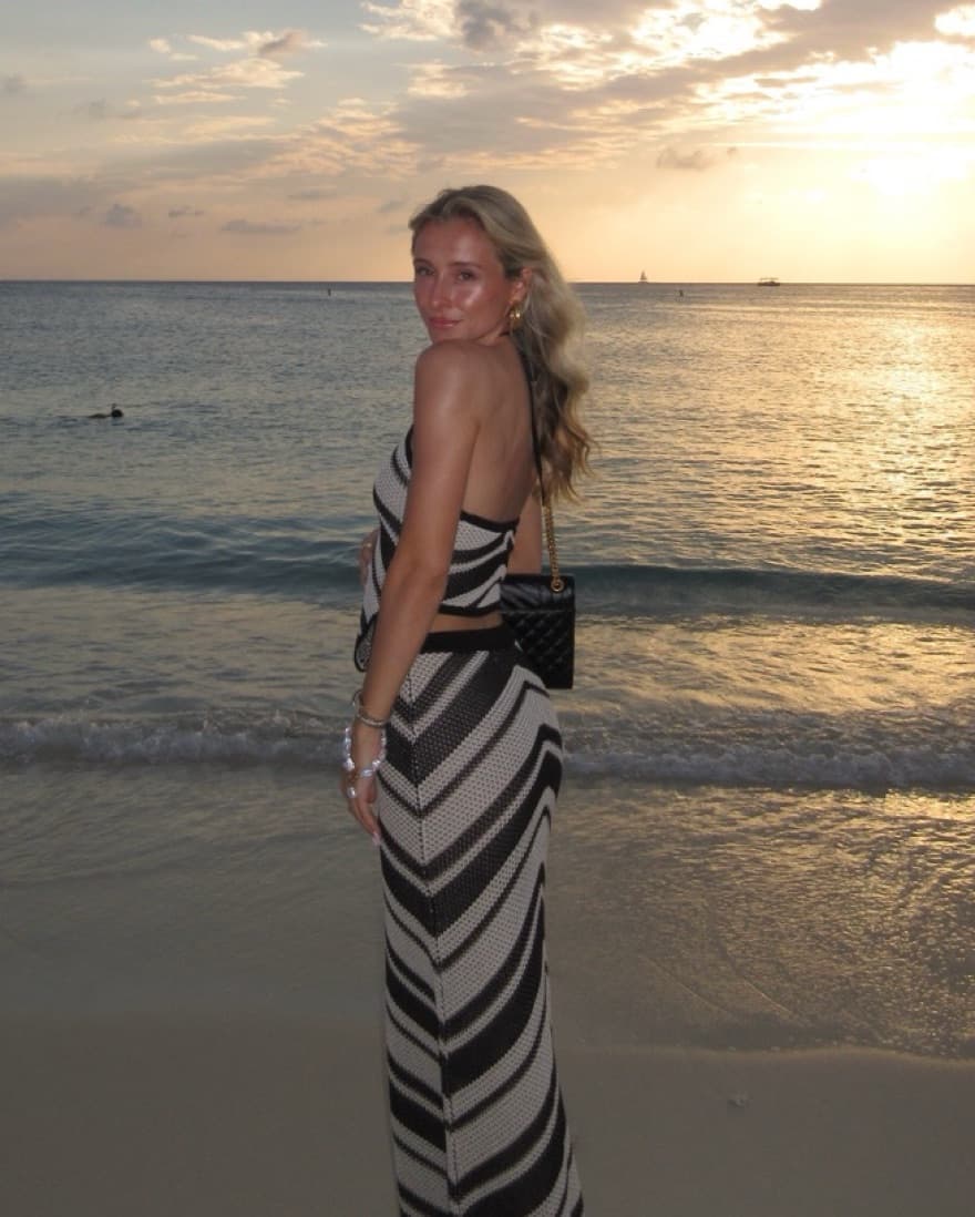 Knit/Crochet Maxi Skirt Set - Image 2